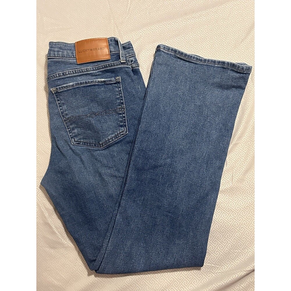 Lucky Brand Jeans Women Size 10/30A Bootcut Medium Wash Stretch Denim Pants